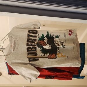 Clemente Pittsburgh Pirates Nutmeg Large Tshirt